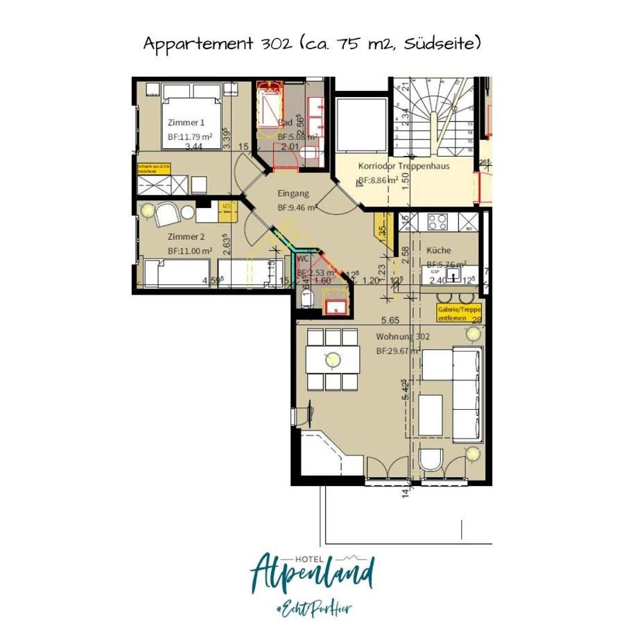 Hotel Alpenland Gstaad Kültér fotó